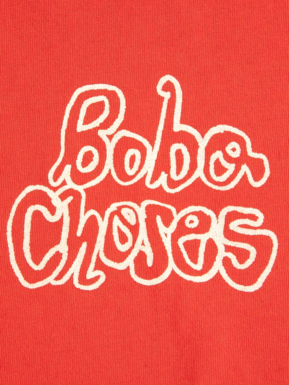 Bobo Choses T-shirt met tekst Rood