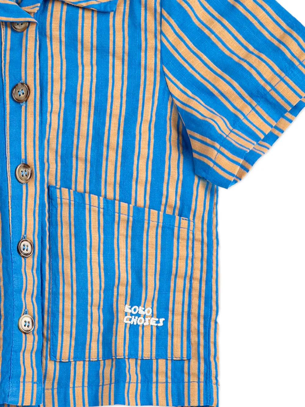  Bobo Choses Striped Shirt - Blue 