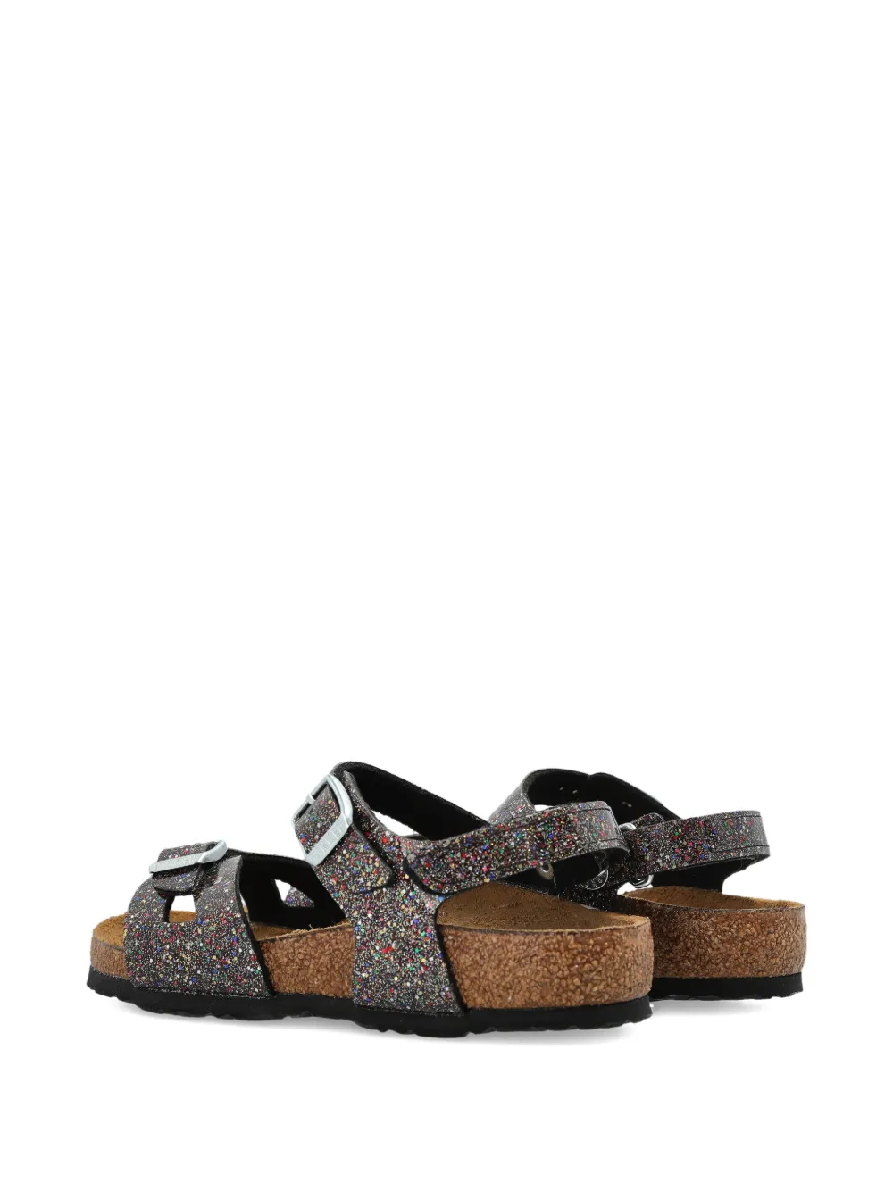 Birkenstock Kids Rio sandalen Zwart