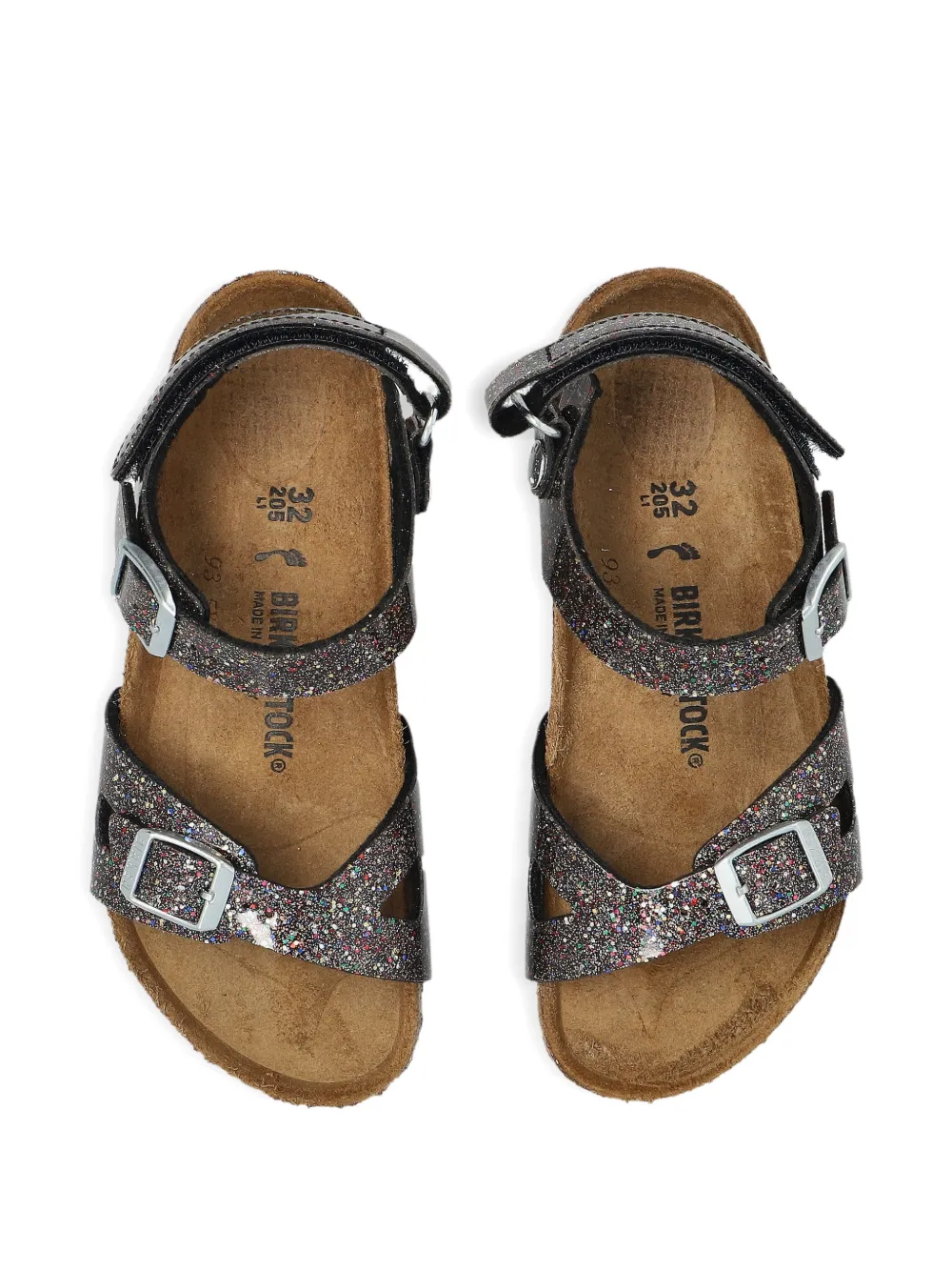 Birkenstock Kids Rio sandalen Zwart