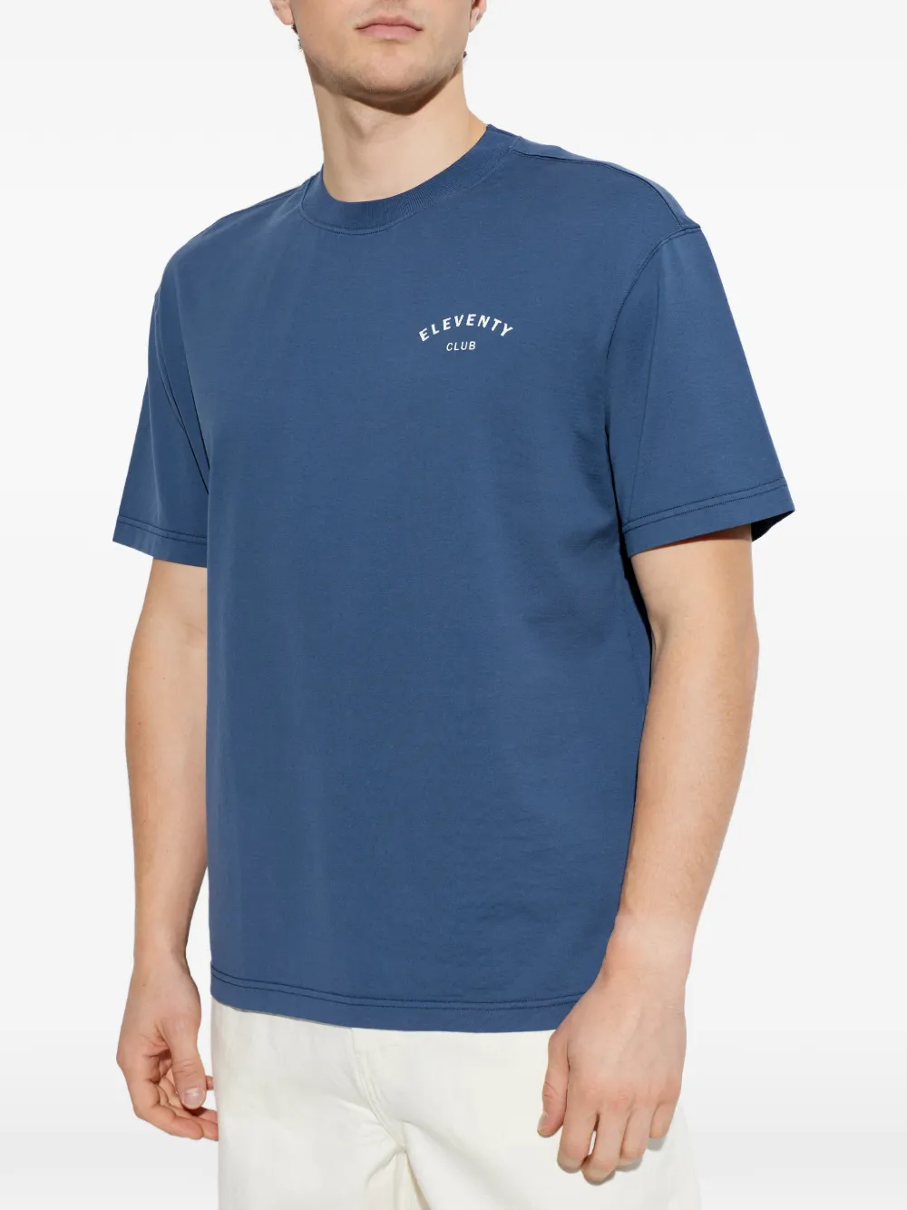 Eleventy T-shirt met korte mouwen Blauw