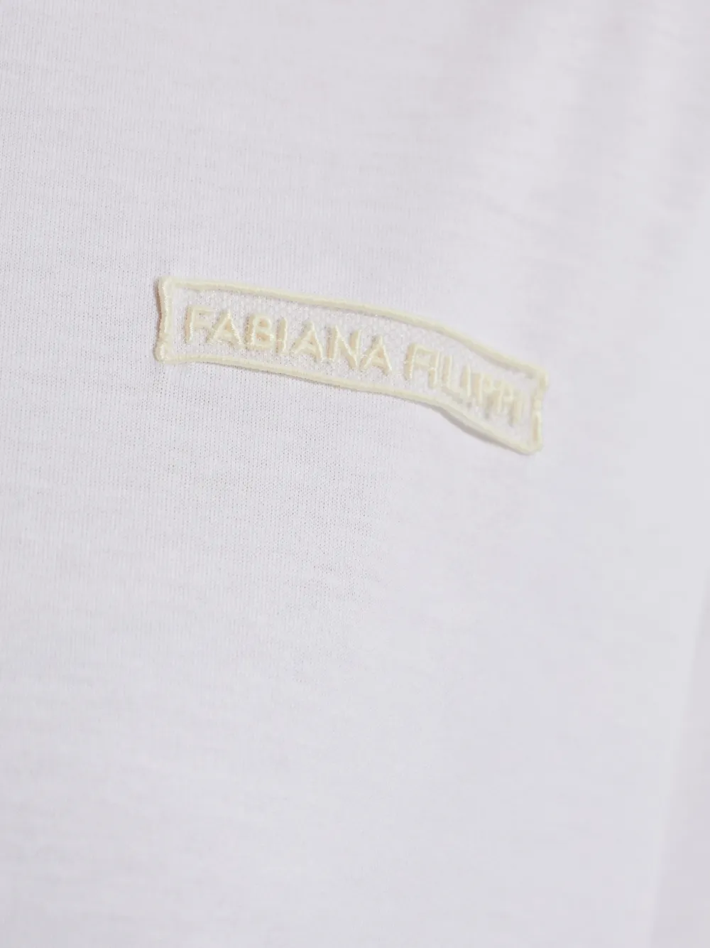 Fabiana Filippi T-shirt met logo Wit