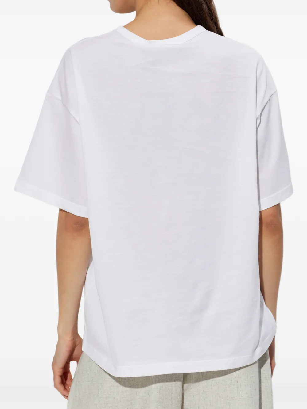 Fabiana Filippi T-shirt met logo Wit