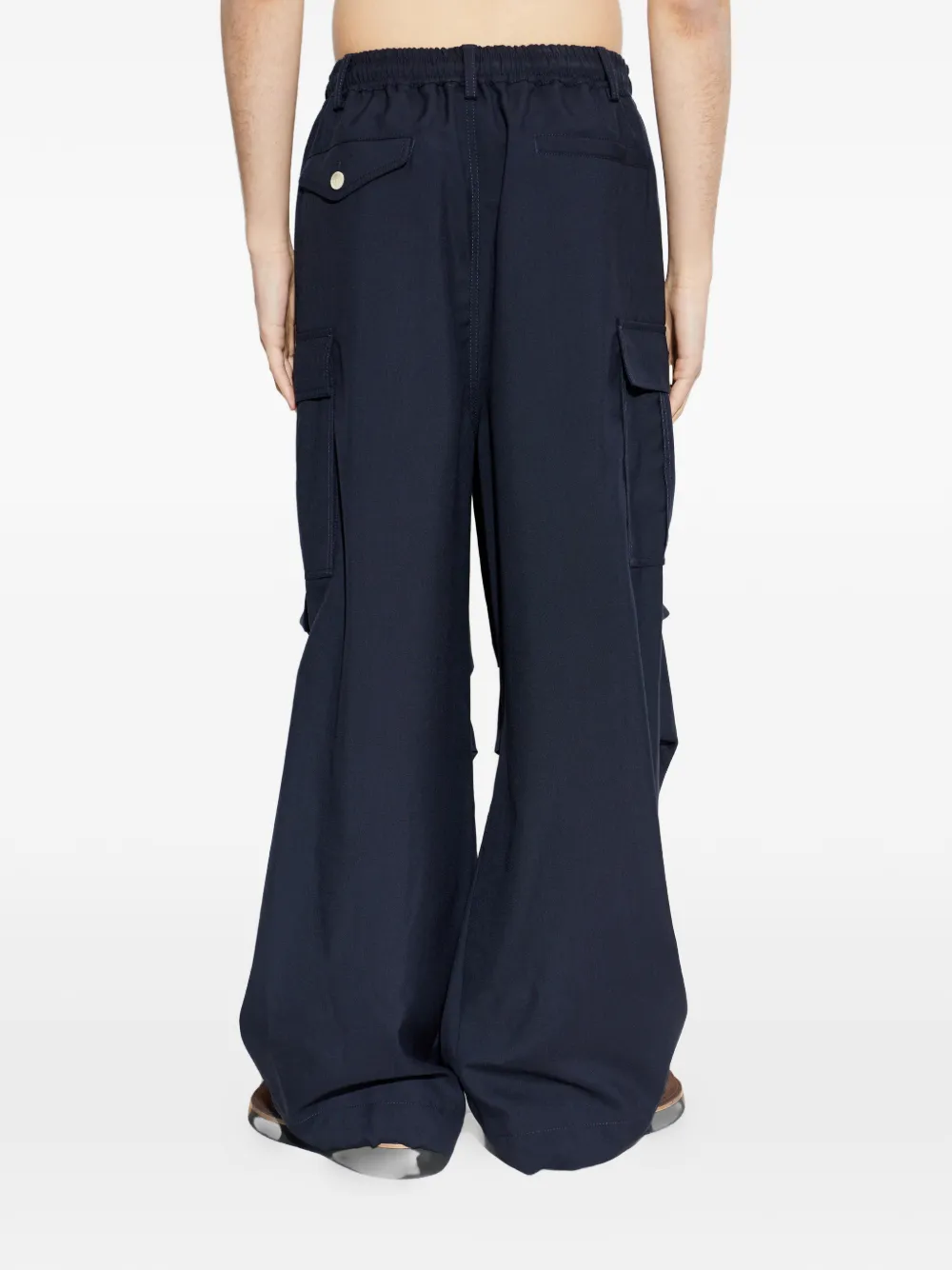 Marni Cargo broek met knopen Blauw