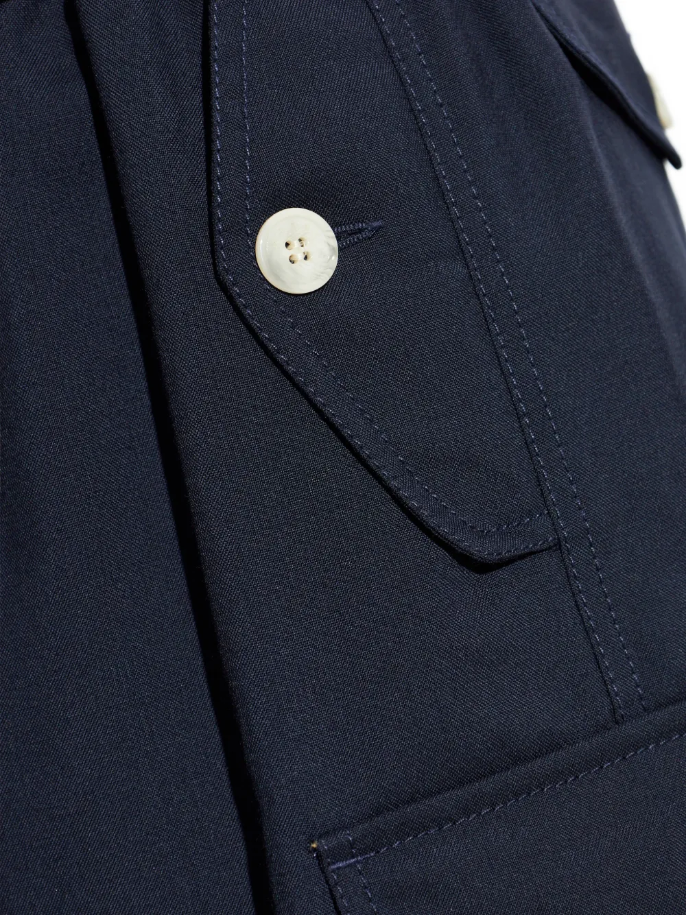 Marni Cargo broek met knopen Blauw