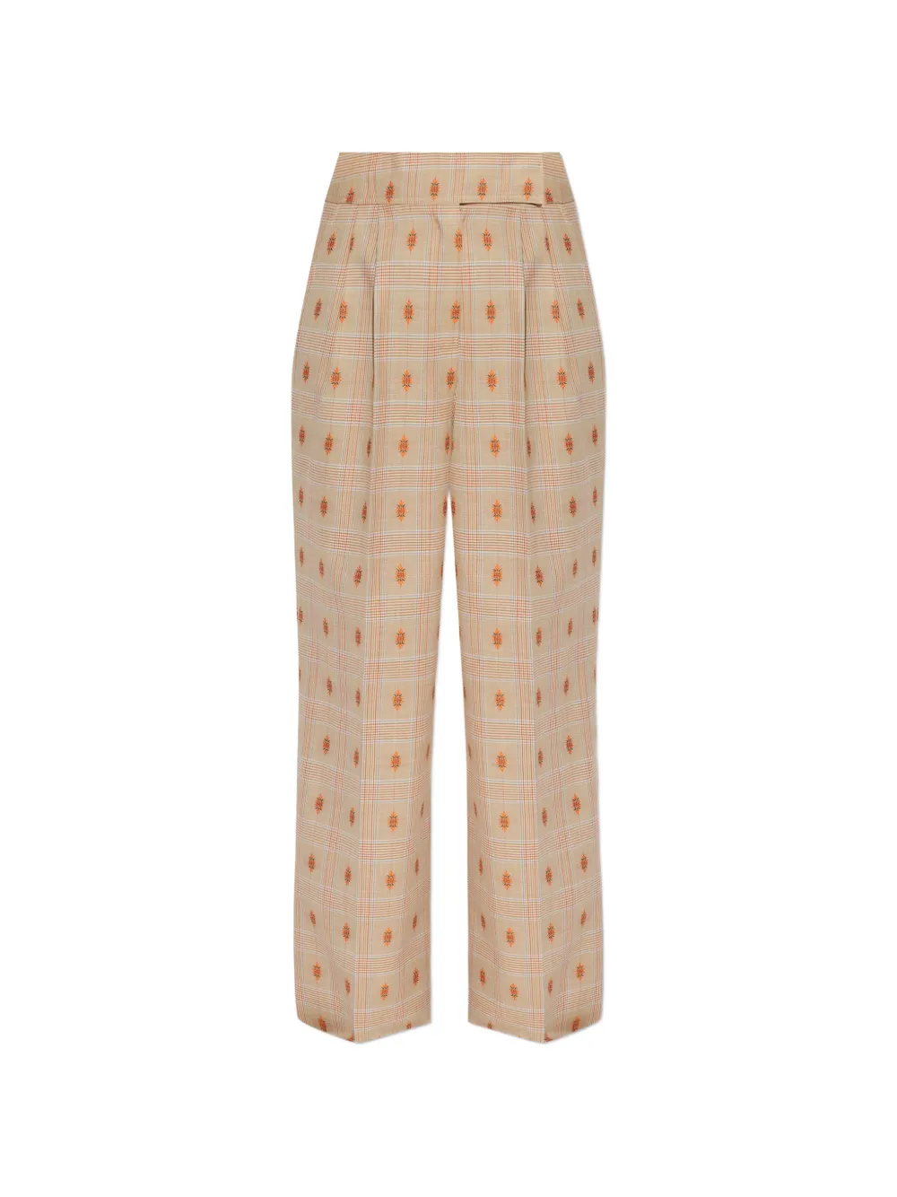 ETRO checked trousers - Toni neutri