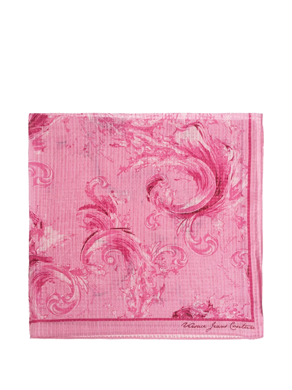 Versace Jeans Couture floral scarf - Rosa