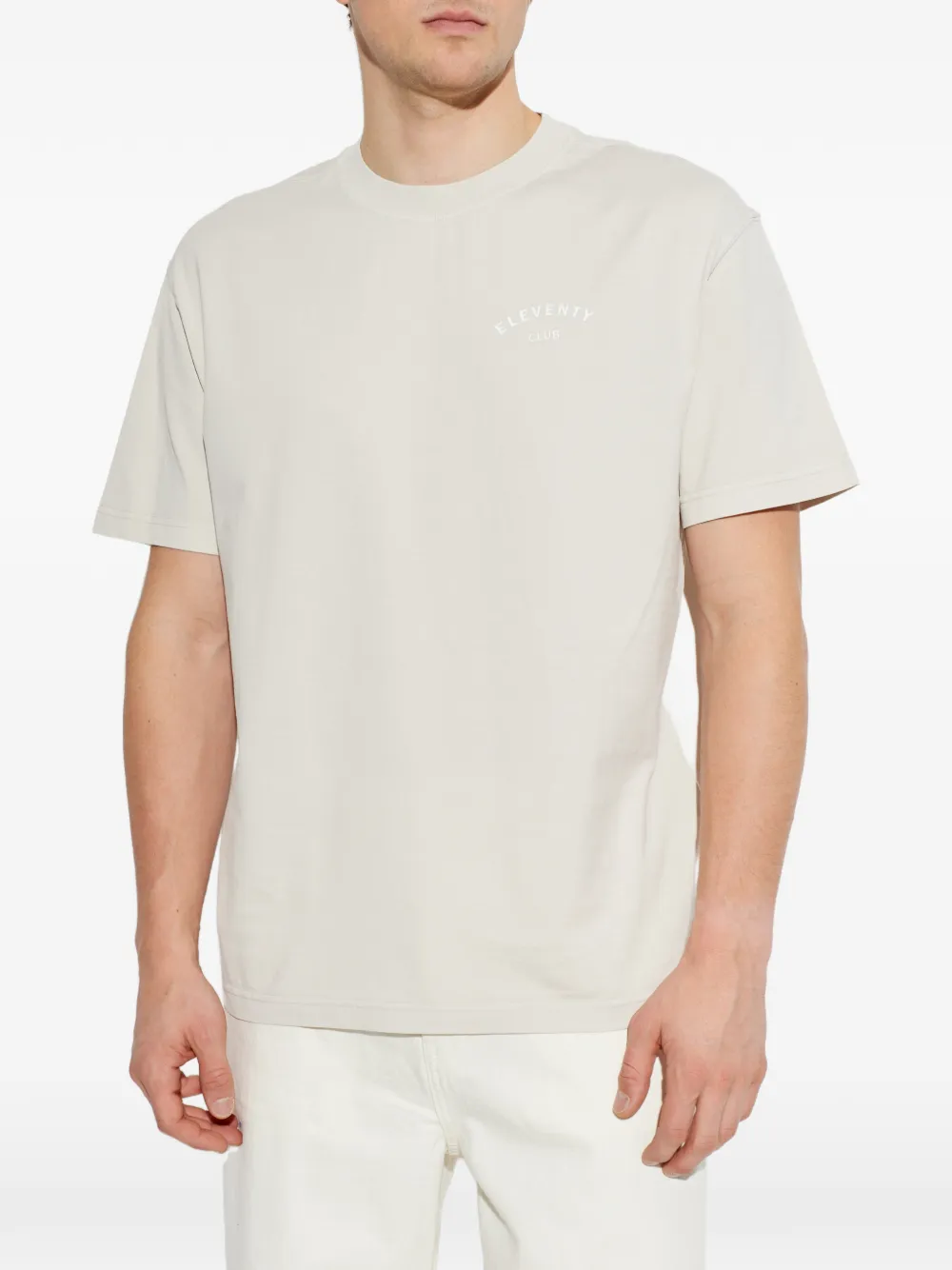 Eleventy T-shirt met ronde hals Grijs