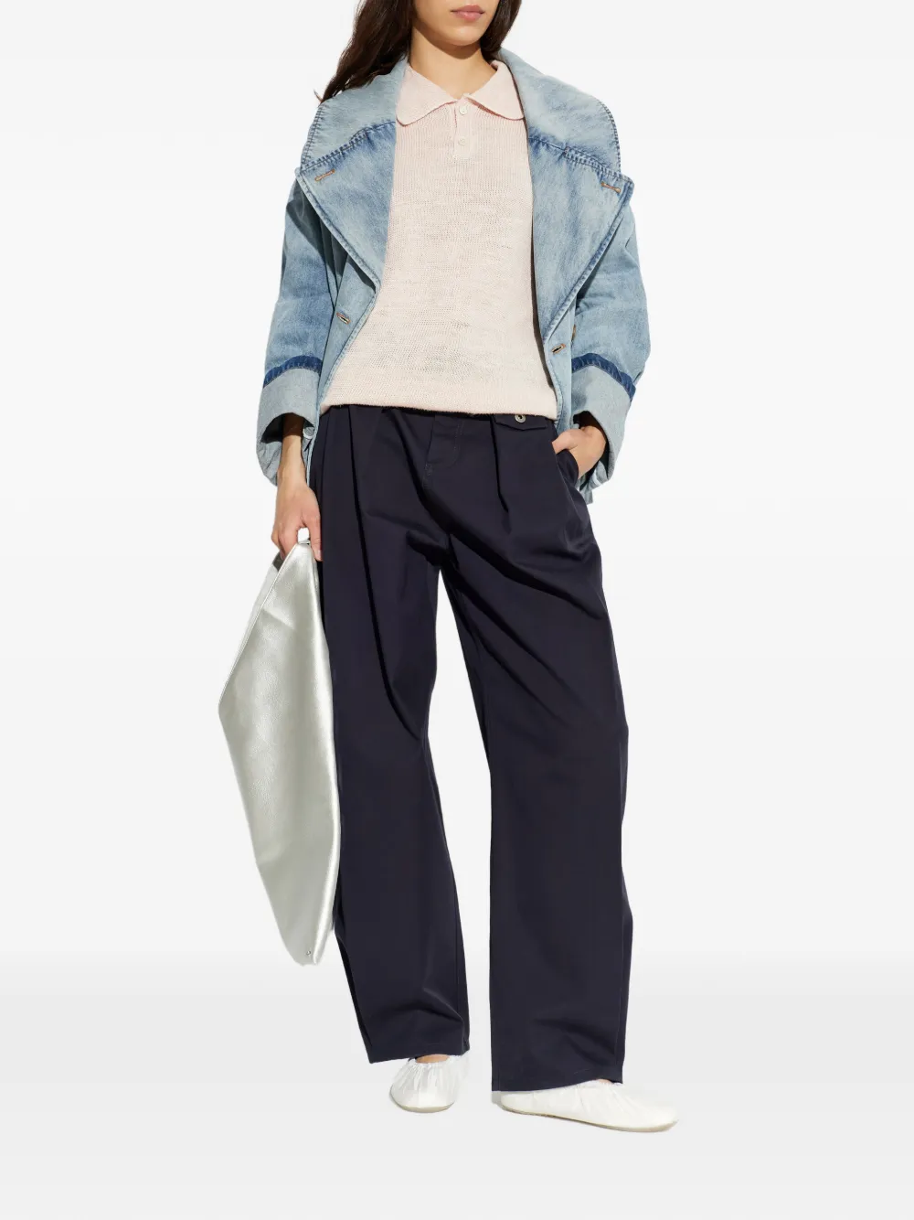 Maison Margiela Linnen polotop Beige