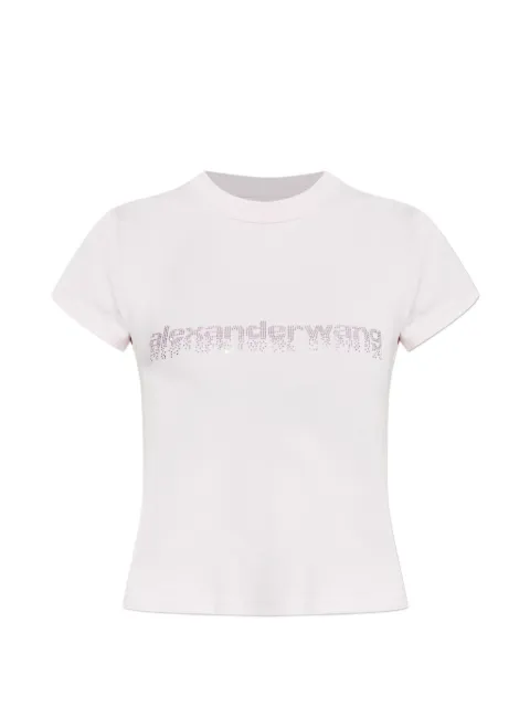 Alexander Wang t-shirt med logotypdetalj