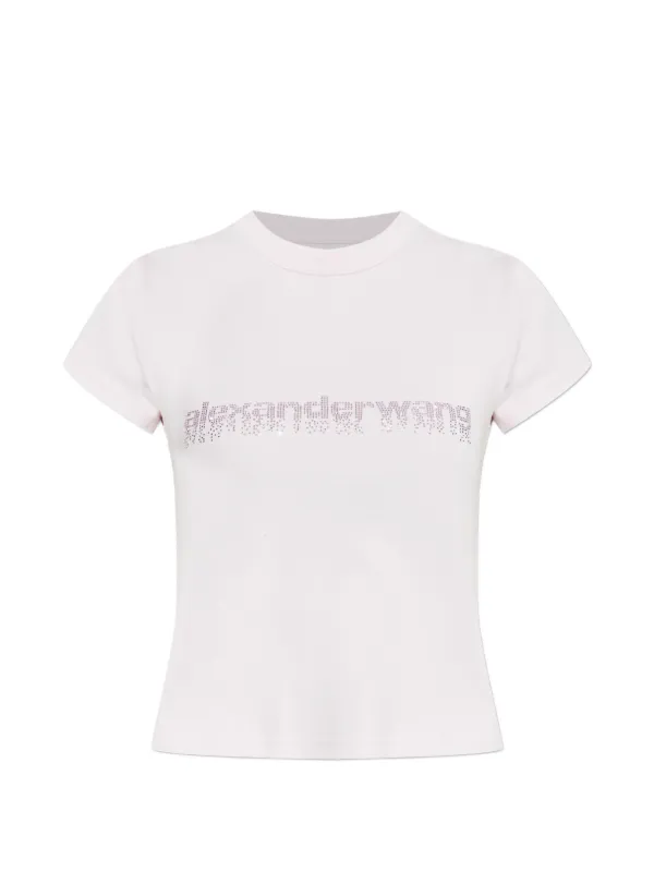 Alexander Wang ロゴ Tシャツ | ピンク | FARFETCH JP