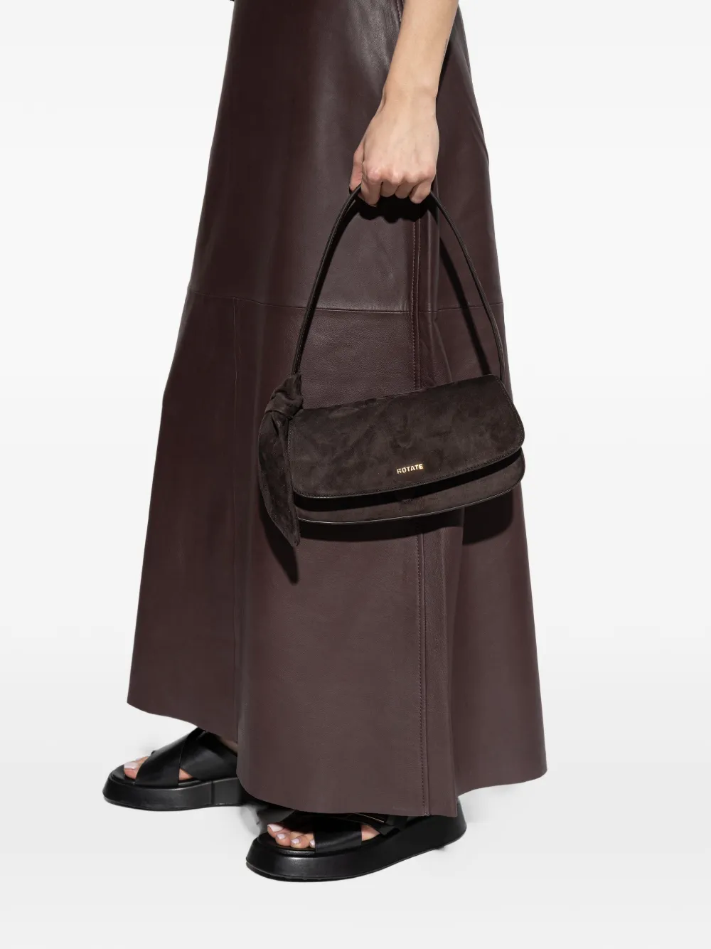 Knot Logo-Detail Shoulder Bag