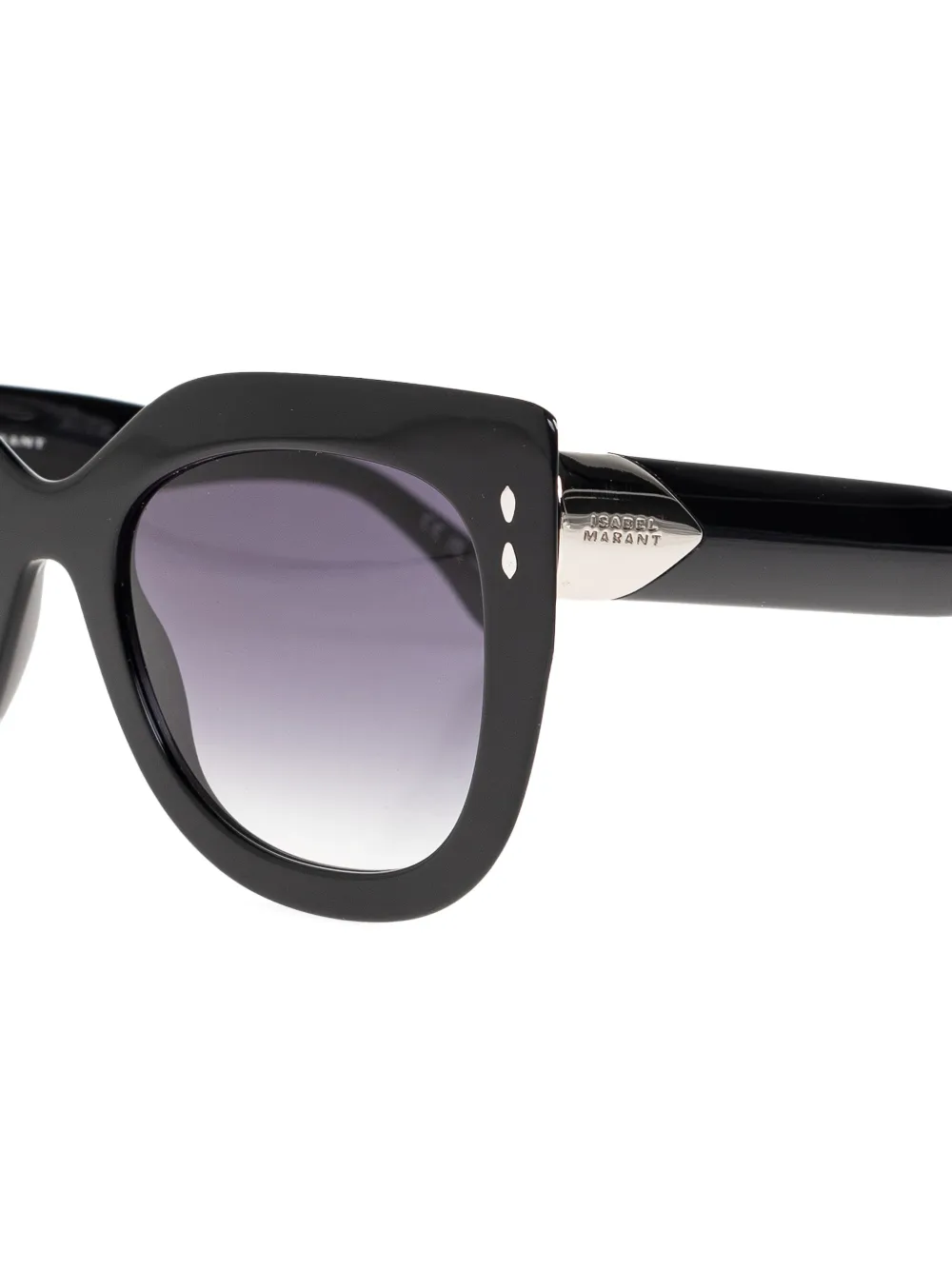 Isabel Marant Eyewear Zonnebril met cat-eye montuur Zwart