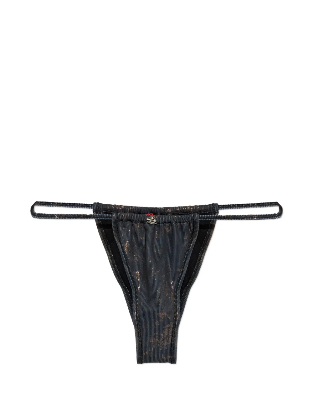 Diesel Jodie-Utlt ribbed bikini bottoms - Nero