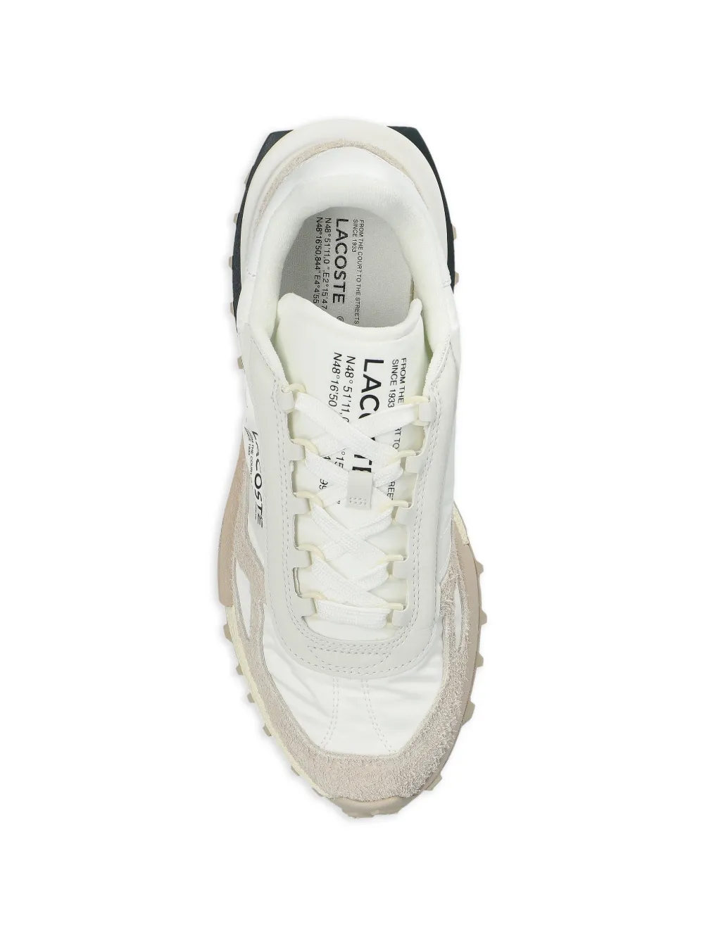  Lacoste Elite Active Panelled Lace-up Sneakers - Neutrals 