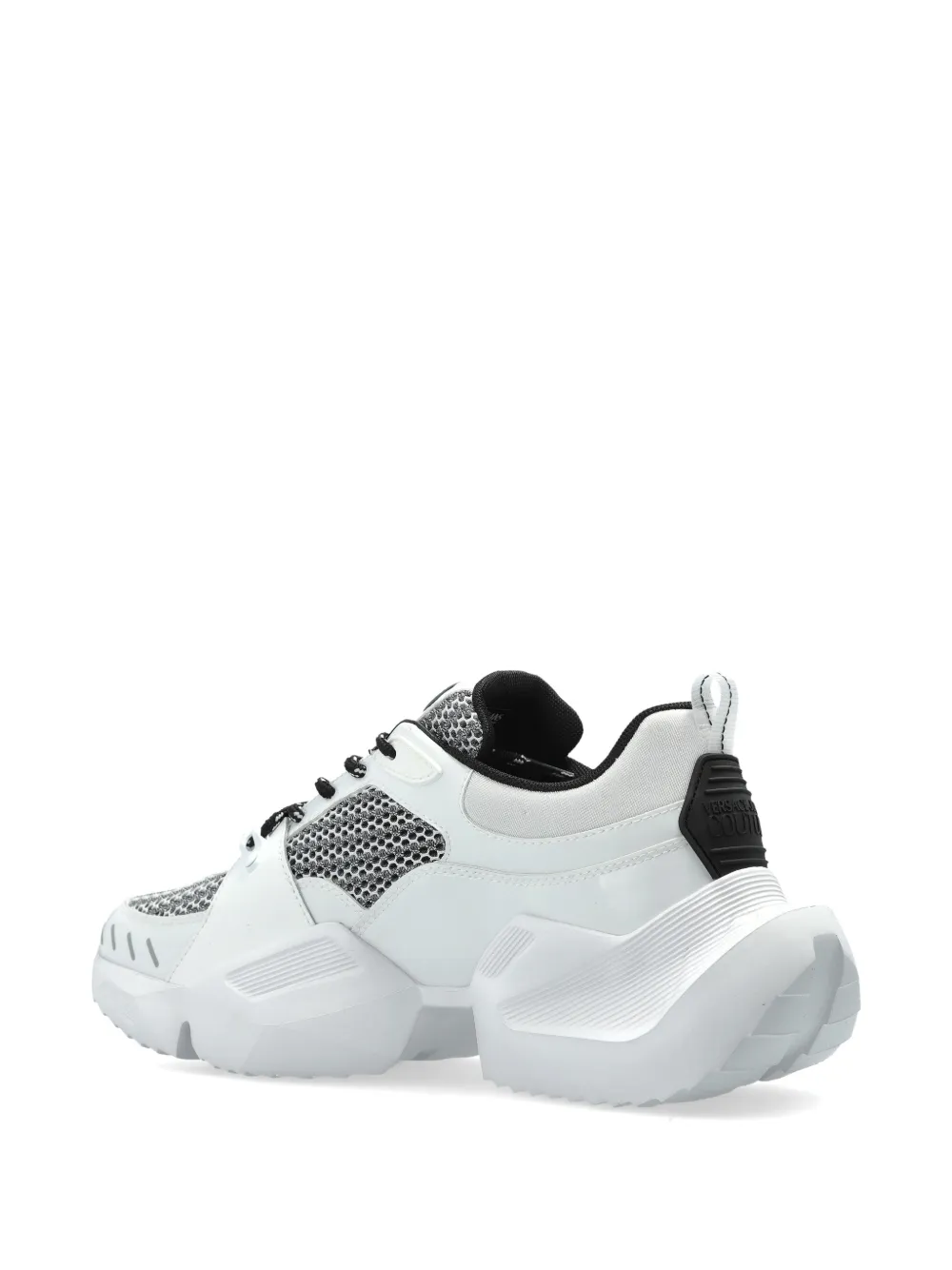 Versace Jeans Couture mesh-panelled sneakers Wit