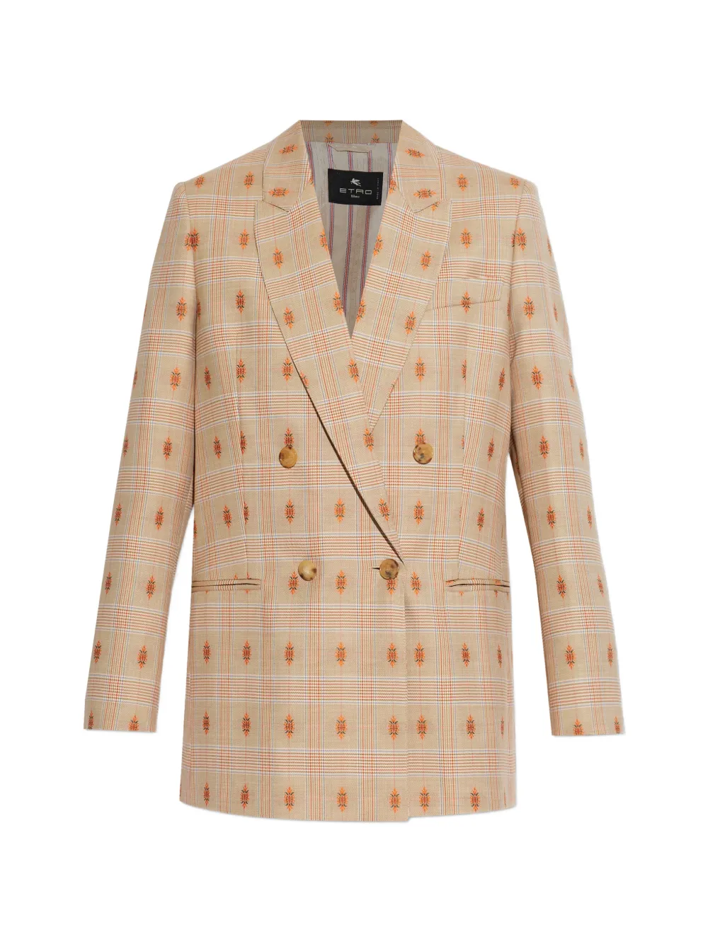 ETRO check-patterned blazer - Neutrals