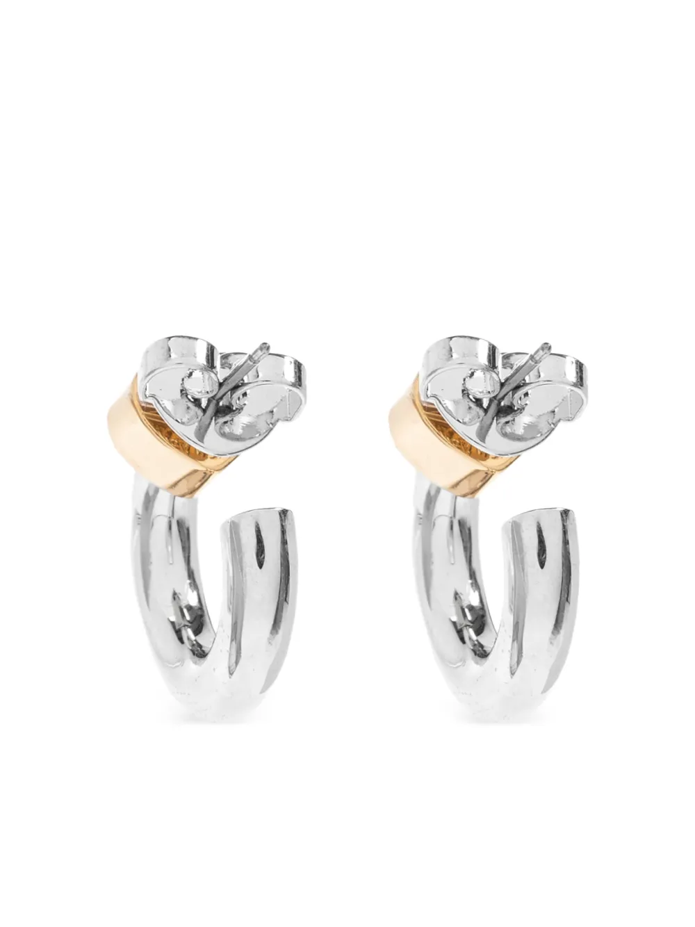 Kate Spade Two-tone Hoop Earrings - Silver 