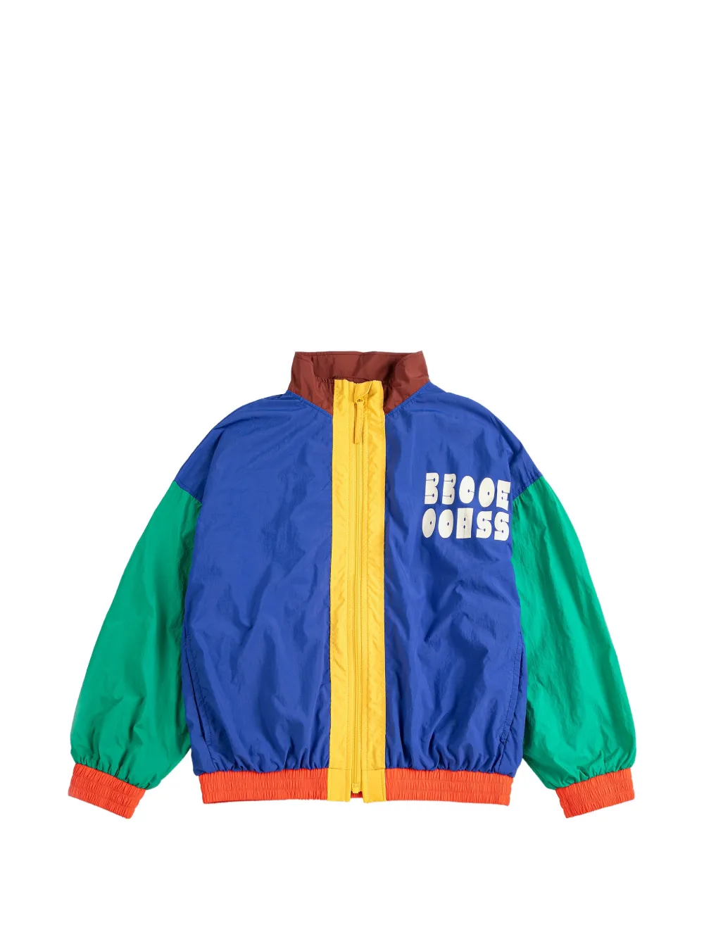 Bobo Choses colourblock zip jacket - Blu