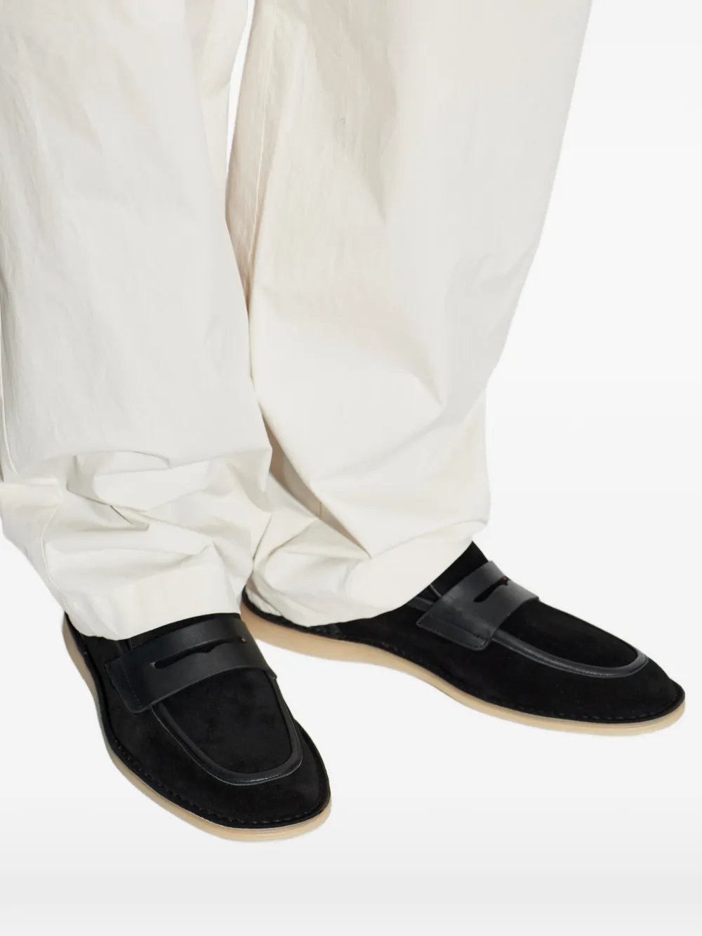 Dolce & Gabbana Leren loafers Zwart