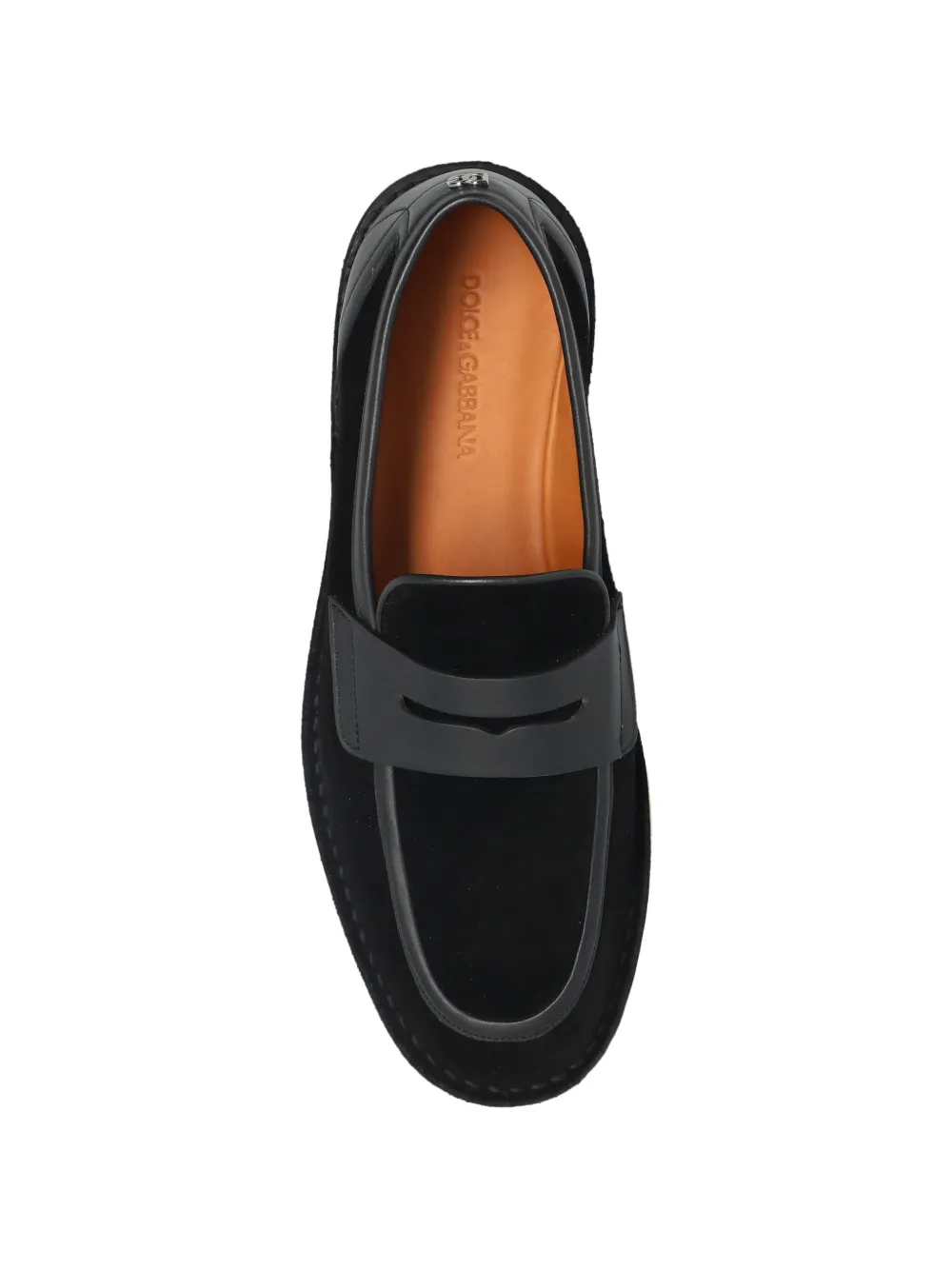 Dolce & Gabbana Leren loafers Zwart