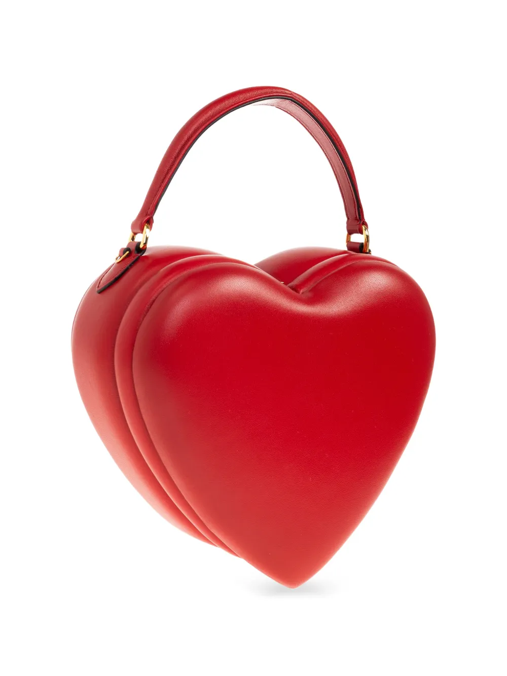 heart shaped top handle tote bag