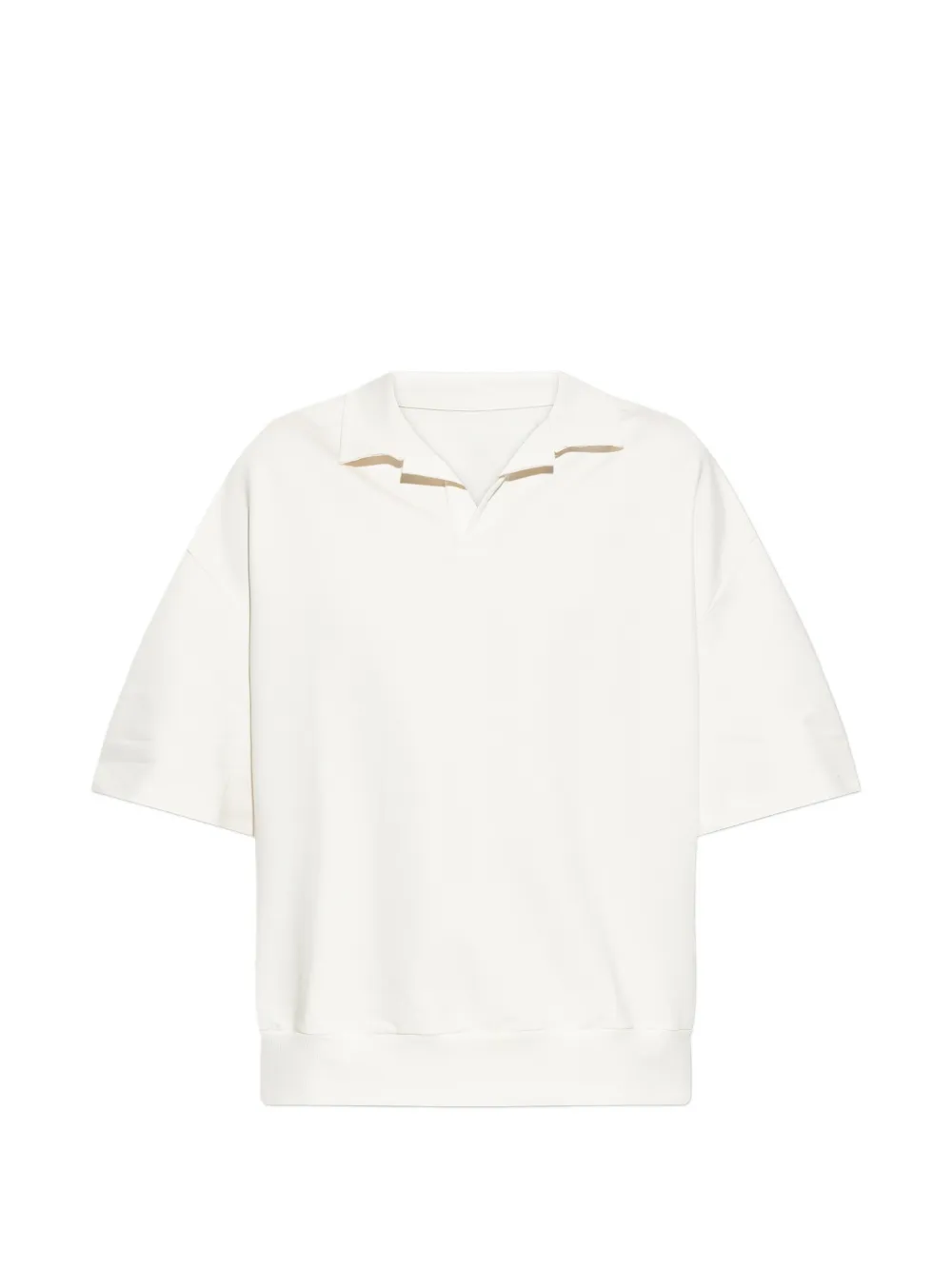 Hanro short-sleeve polo shirt - Toni neutri