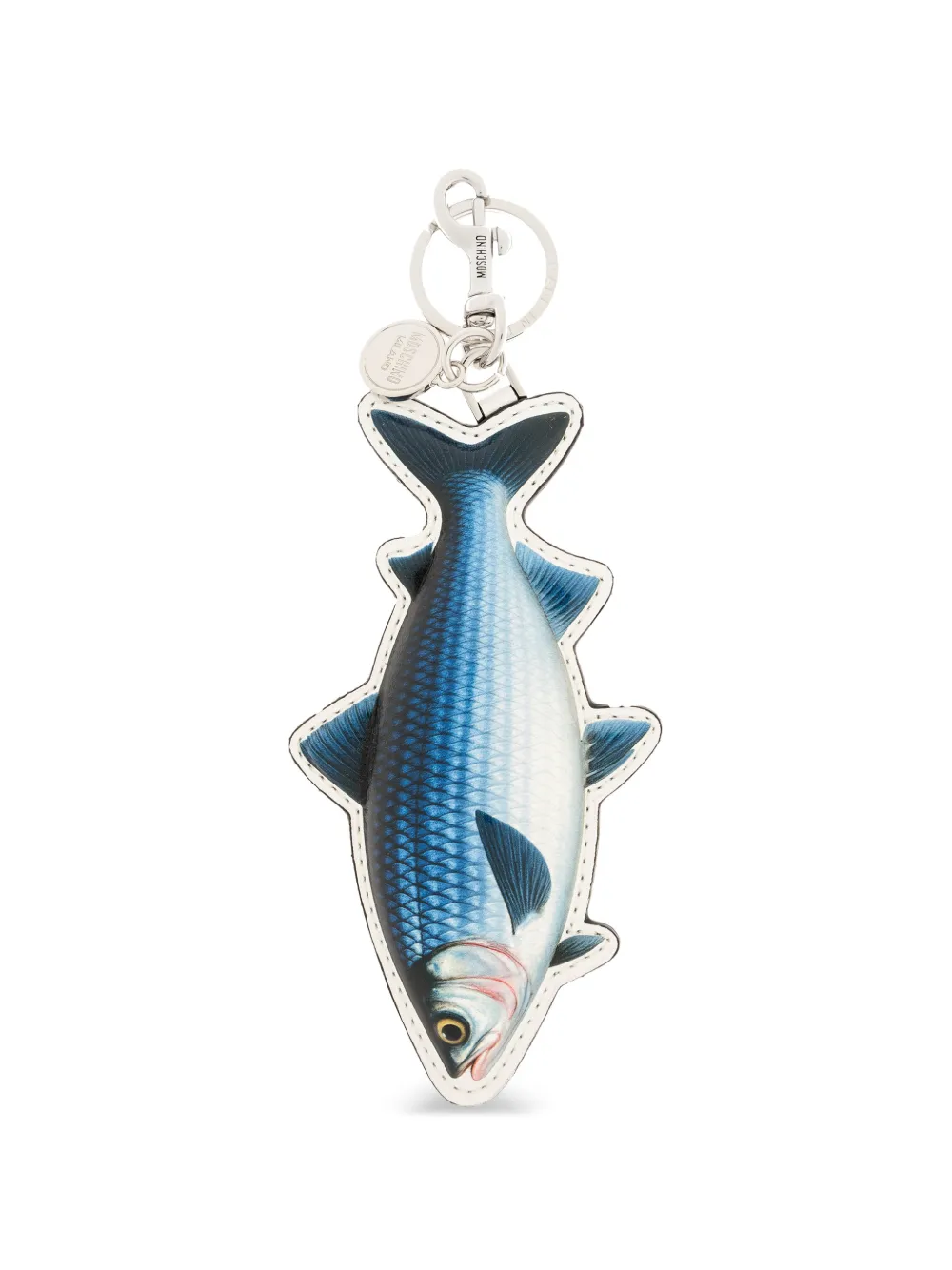 Moschino fish-motif keyring - Weiß