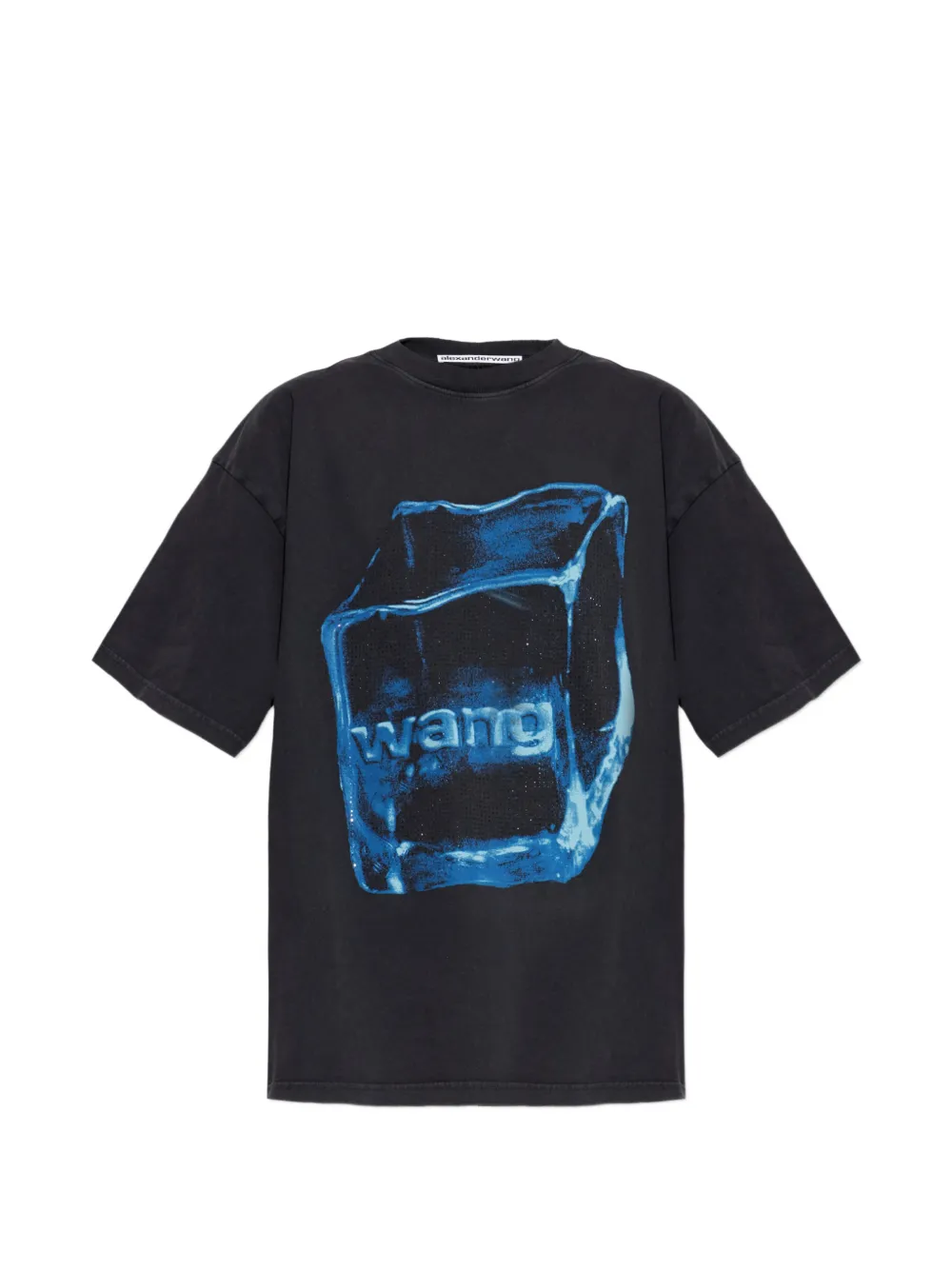 Alexander Wang Crystal Graphic T-shirt - Nero