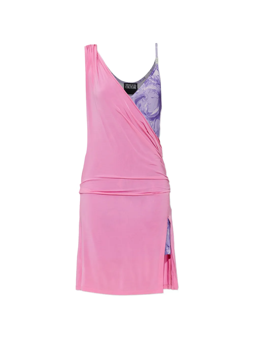 Versace Jeans Couture printed mini dress - Rosa