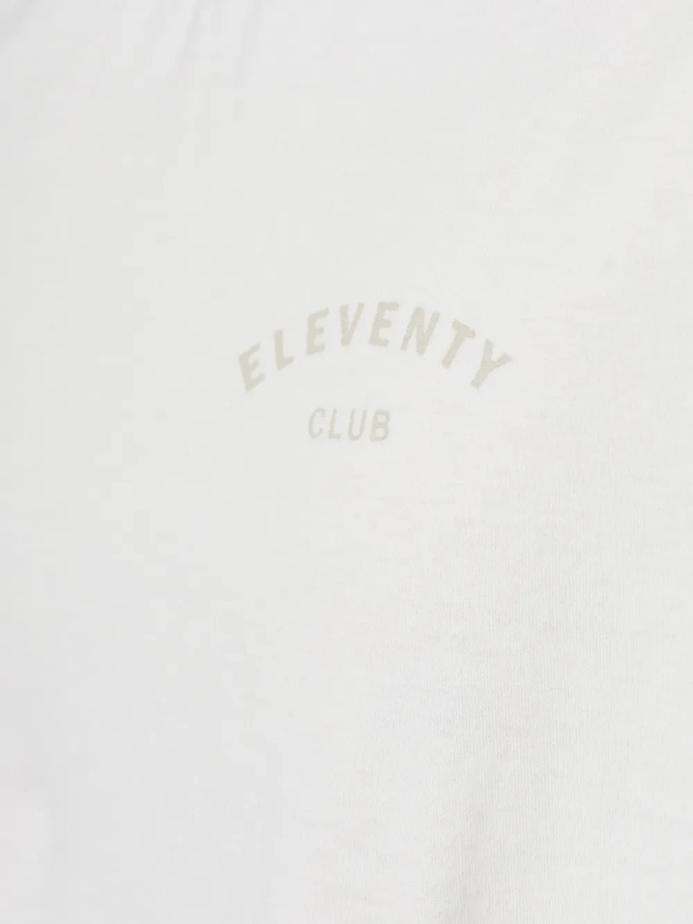 Eleventy T-shirt met logoprint Wit
