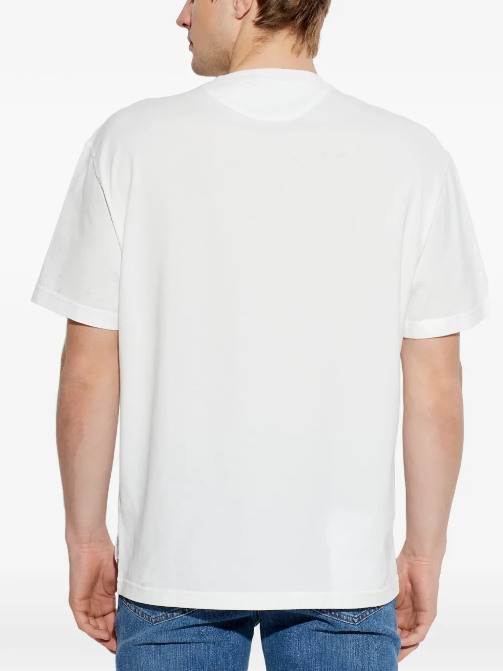Eleventy T-shirt met logoprint Wit