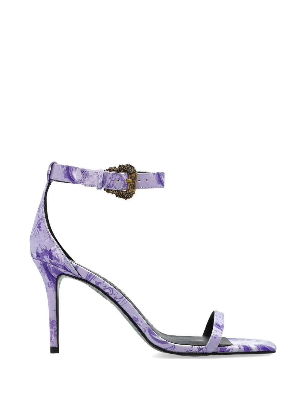 Versace Jeans Couture Sandalen met Barocco-print Paars