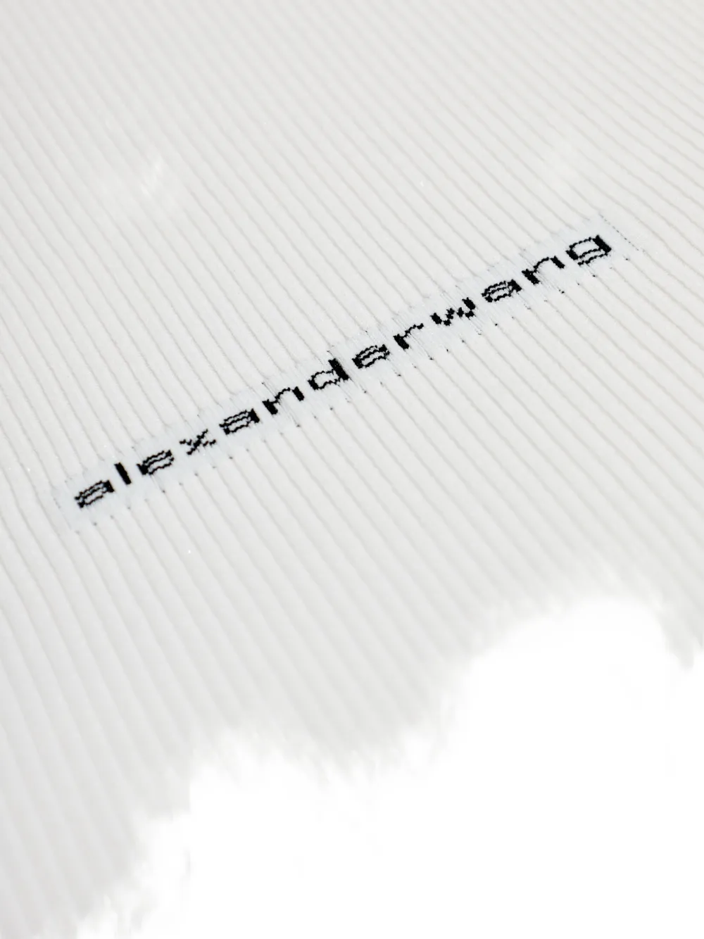 Alexander Wang Gebreid T-shirt met logo Wit