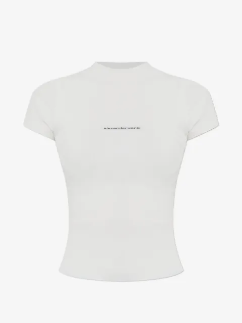 Alexander Wang Knit Logo Baby Tee