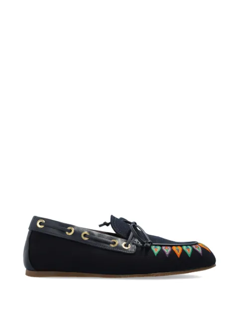 ETRO embroidered eyelet sneakers