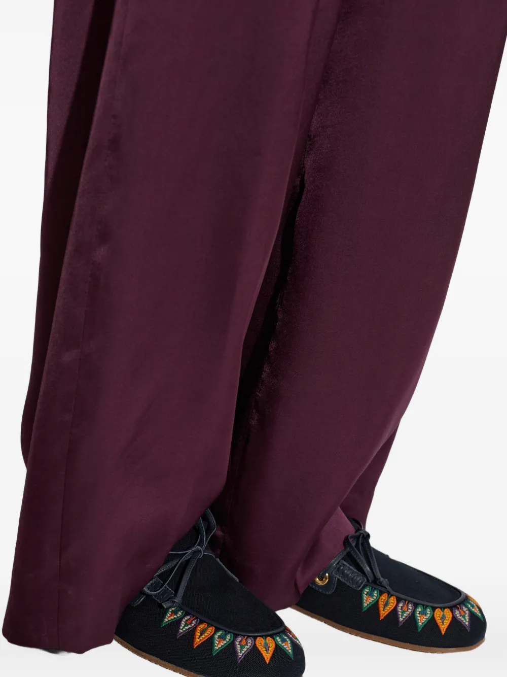 ETRO embroidered eyelet sneakers Blauw