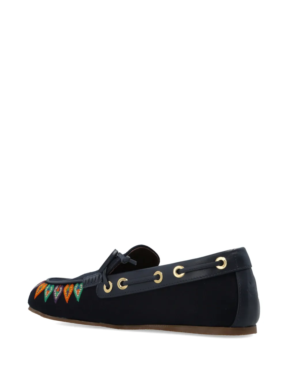 ETRO embroidered eyelet sneakers Blauw