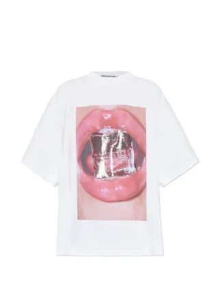 Alexander Wang Cube Oversized Tシャツ | ホワイト | FARFETCH JP