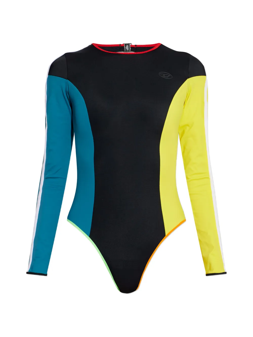 Diesel Livia-D-Pop colourblock swimsuit - Nero