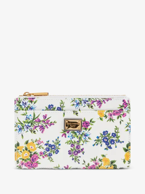 Dolce & Gabbana floral-print cardholder