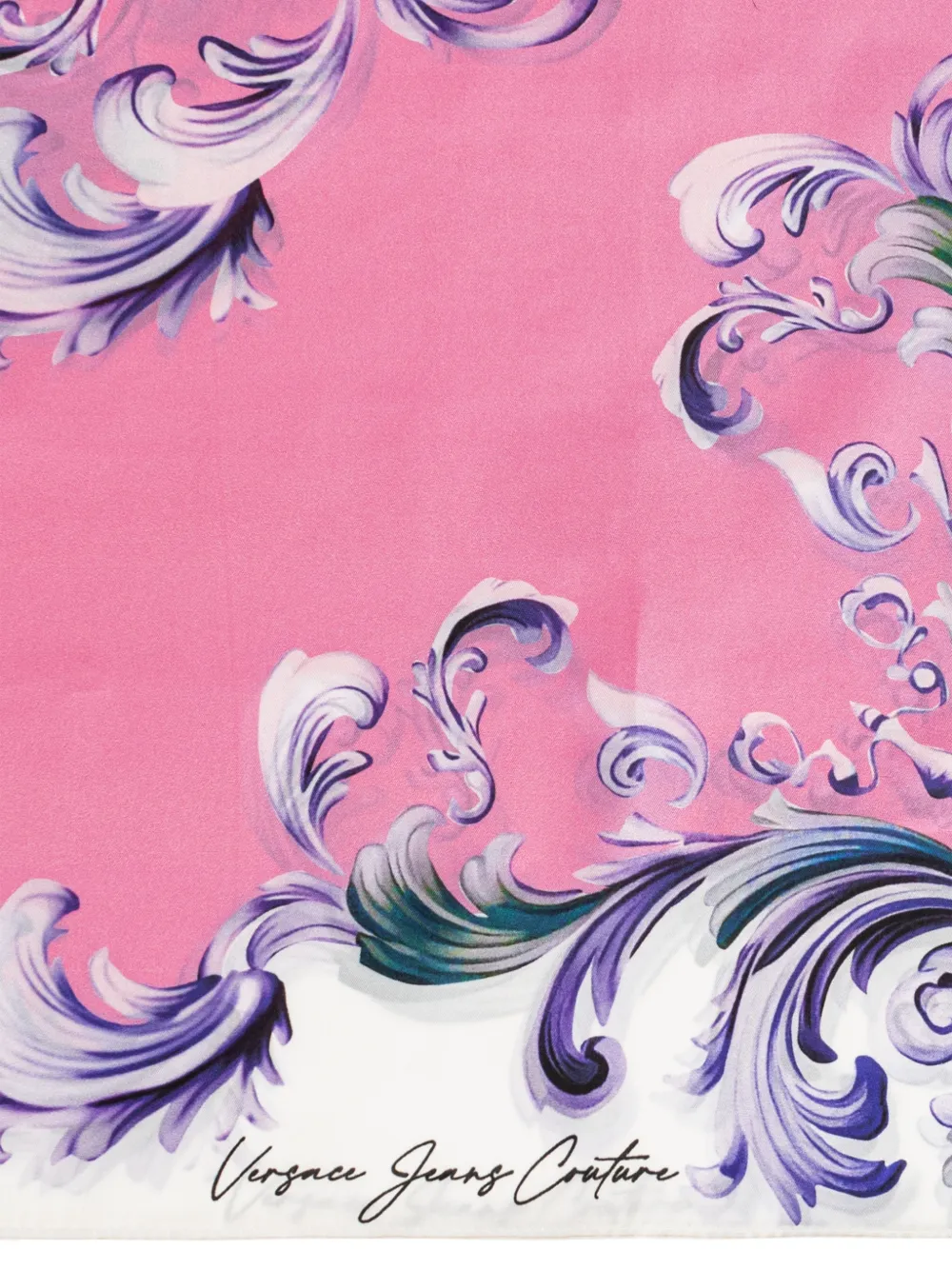 Versace Jeans Couture Sjaal met bloemenprint Roze