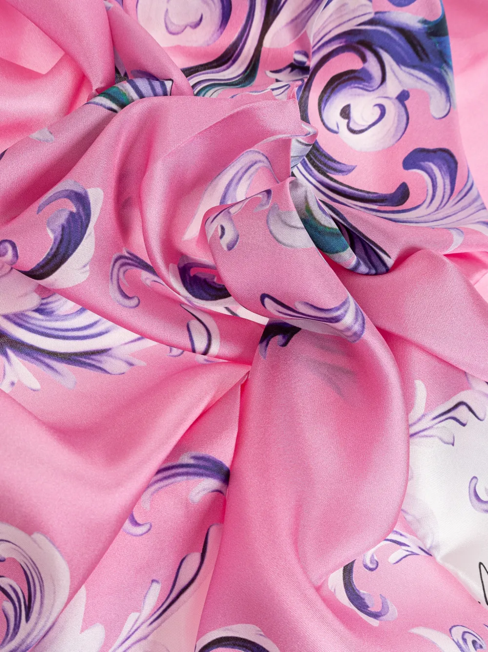 Versace Jeans Couture Sjaal met bloemenprint Roze