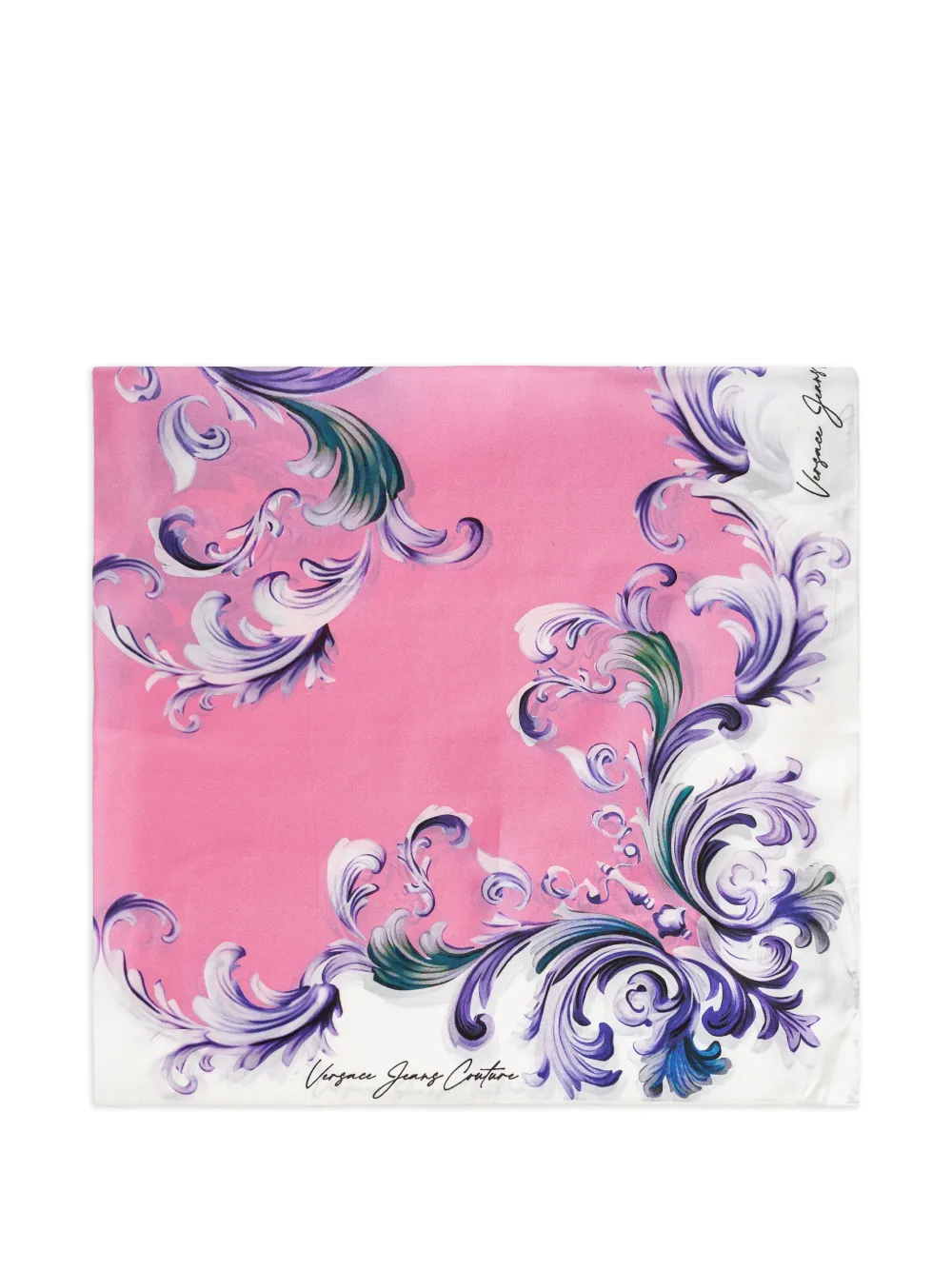 Versace Jeans Couture floral scarf - Rosa