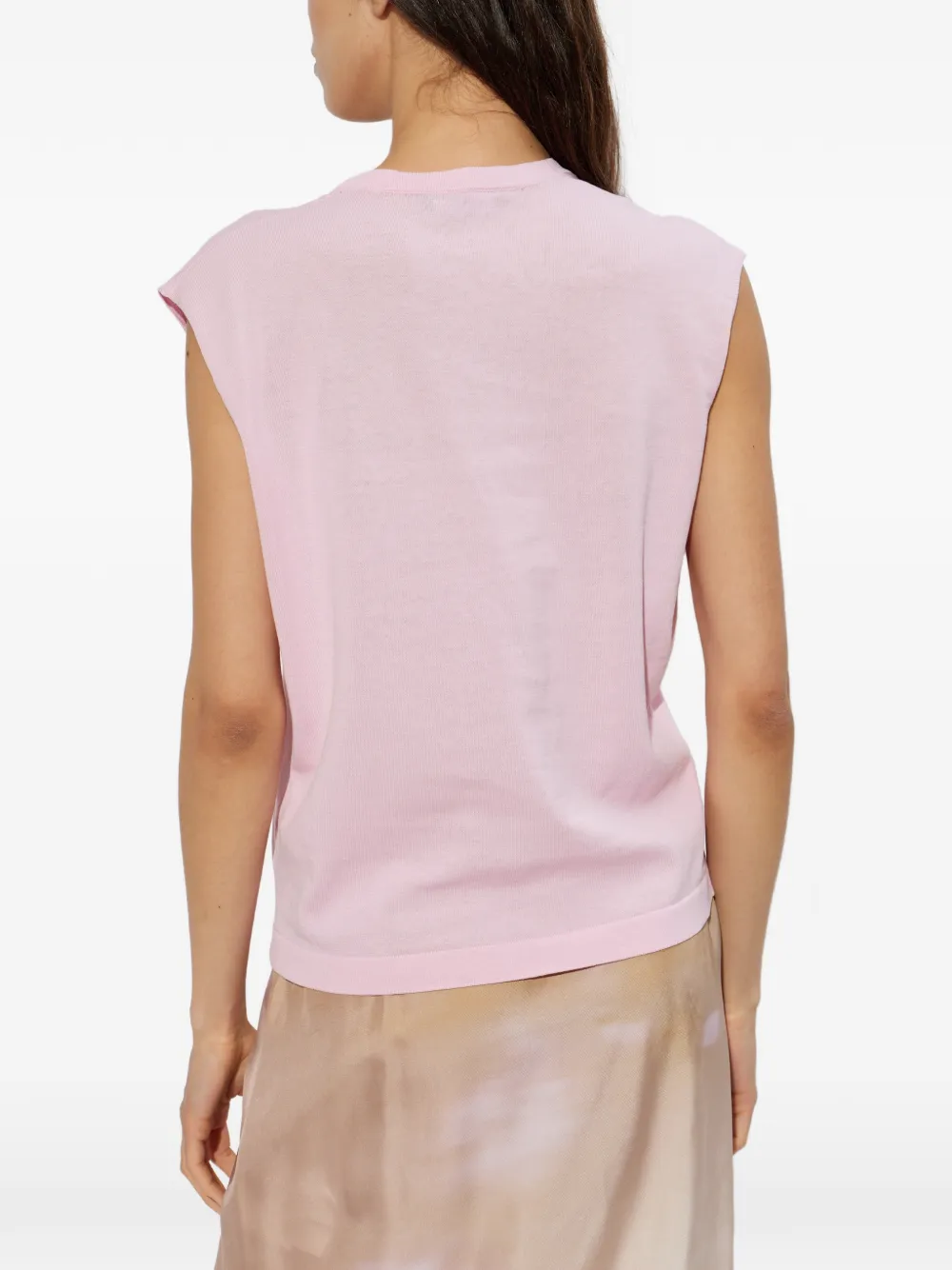 Fabiana Filippi Top met V-hals Roze