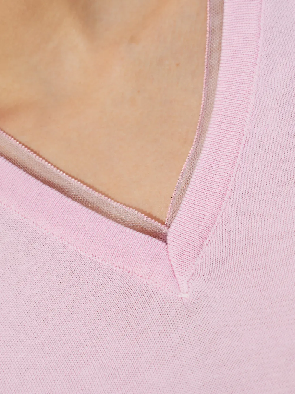 Fabiana Filippi Top met V-hals Roze