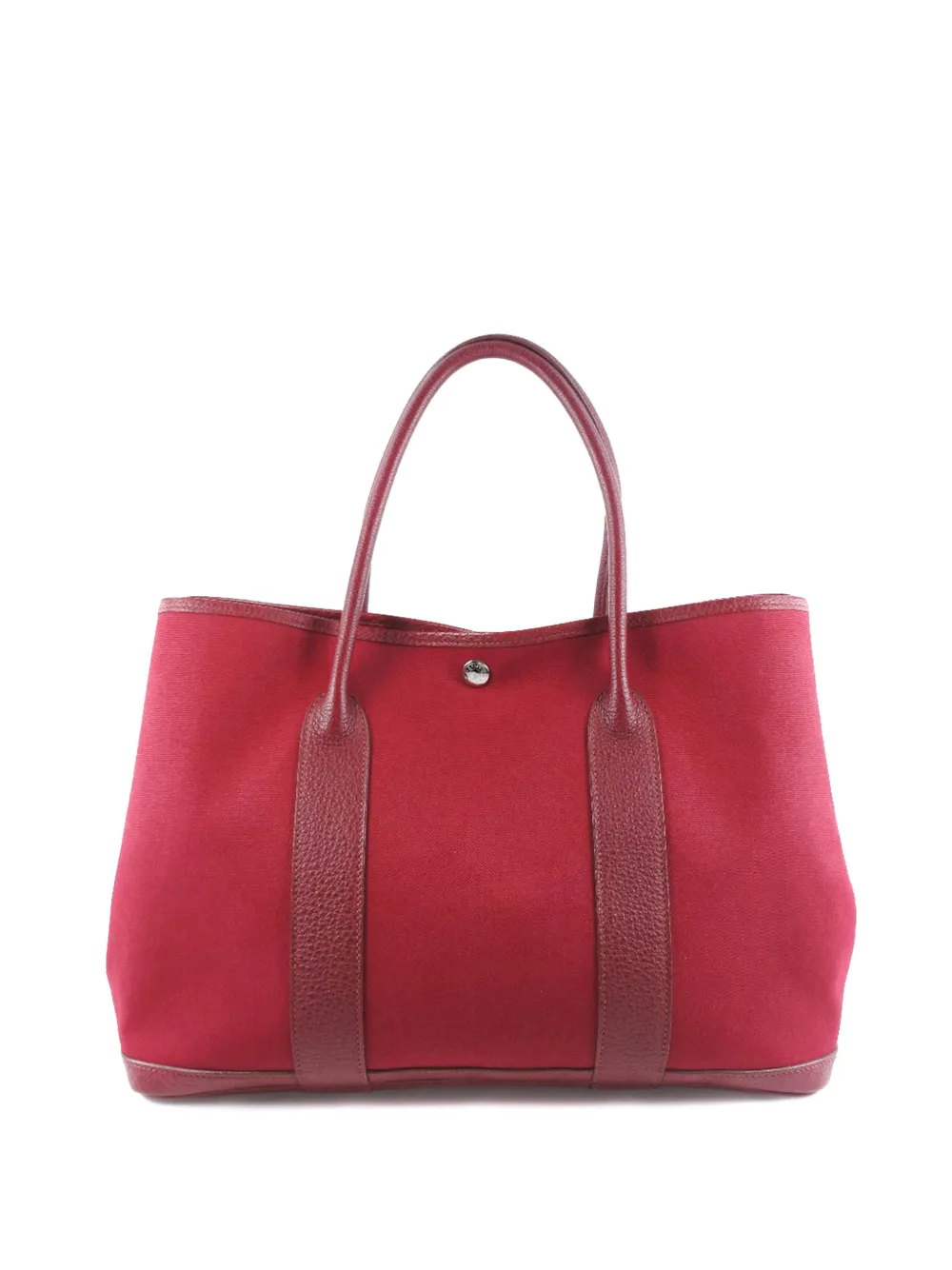 Hermès Pre-Owned 2008 Toile and Negonda Garden Party 36 tote bag - Rosso