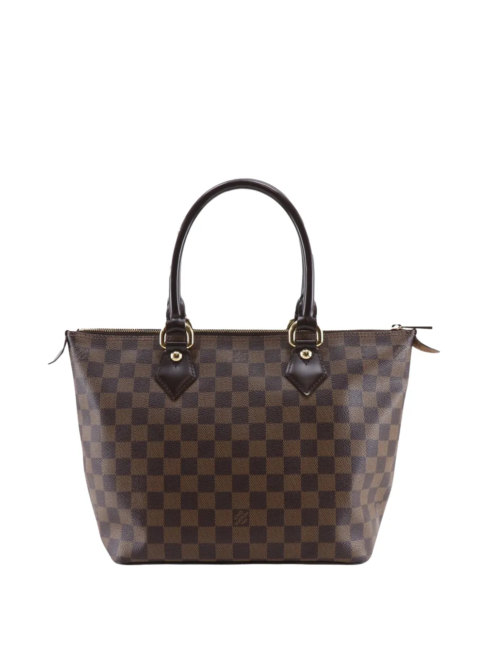 Louis Vuitton Pre-Owned 2010 Damier Ebene Saleya PM Handtasche - Braun