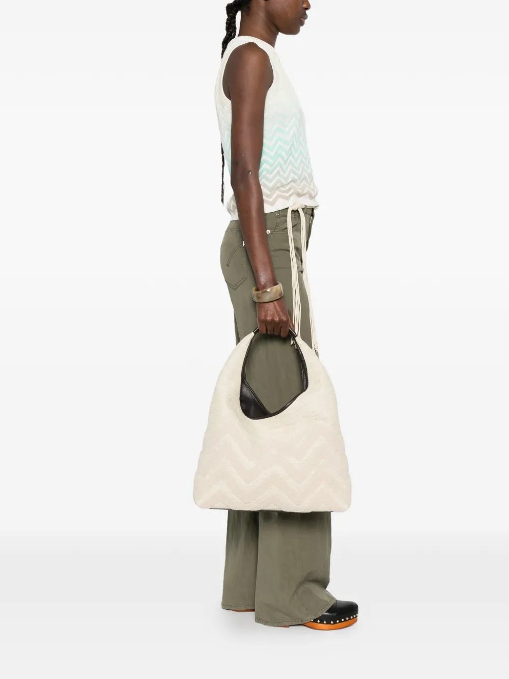  Missoni Zigzag-pattern Tote Bag - Neutrals 