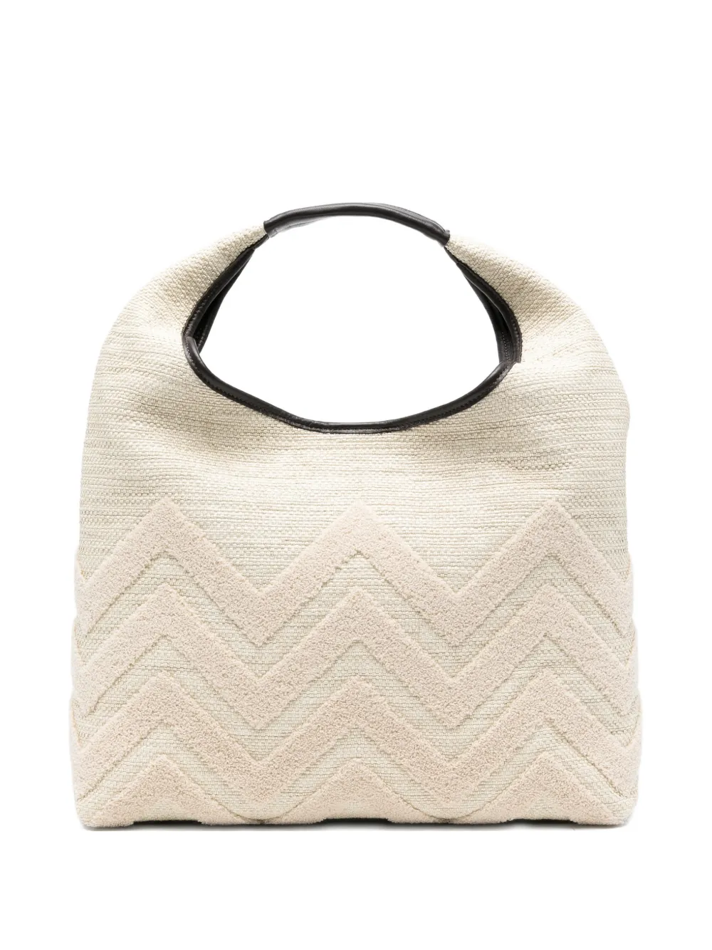 Missoni zigzag-pattern tote bag - Toni neutri